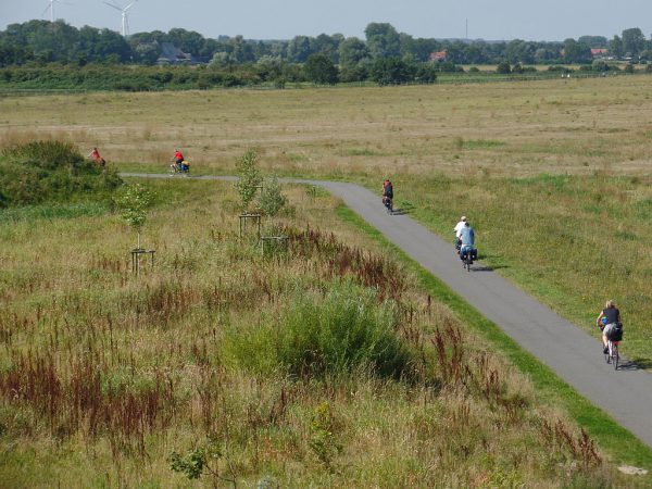 Radweg im Landschaftspark Altenbruch